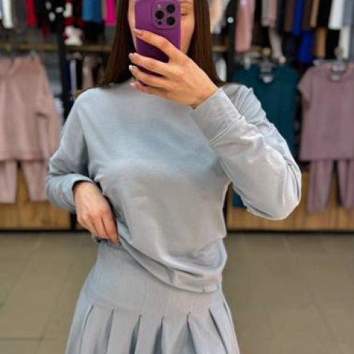 Костюм Arina (42-46) 8056 grey (деми) Arina 8056 grey