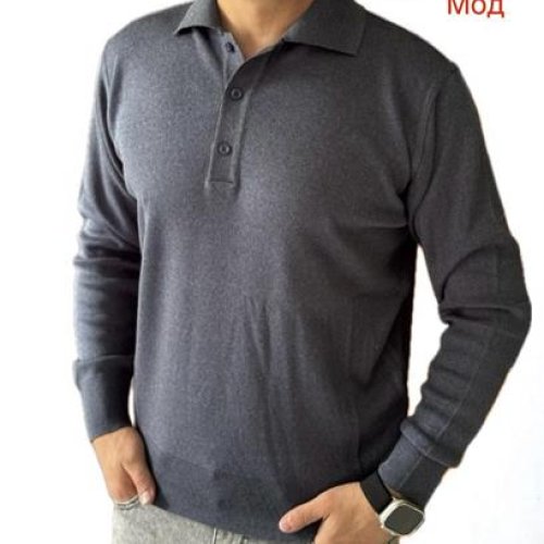 Свитер Надийка (M-2XL) 0140 d.grey (деми) Надийка 0140 d.grey