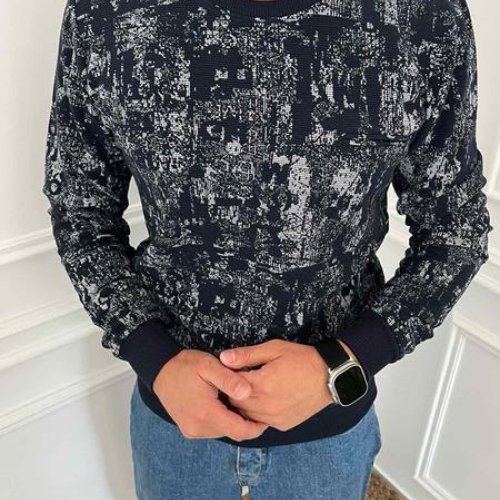 Свитер Надийка (L-3XL) 0160 black (деми) Надийка 0160 black