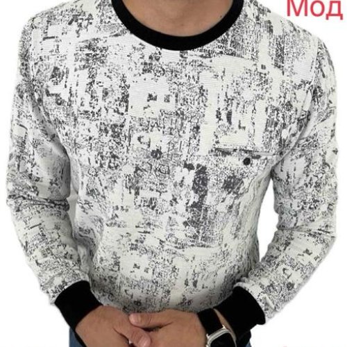 Свитер Надийка (3XL-6XL) 0161 white (деми) Надийка 0161 white