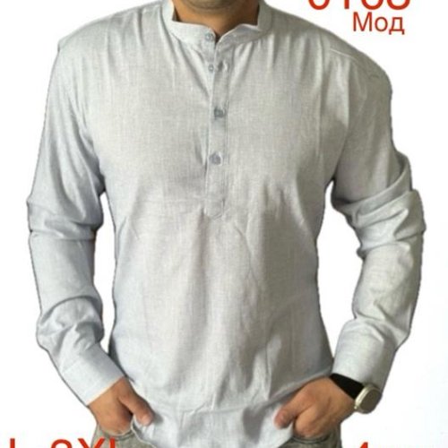 Рубашка Надийка (L-3XL) 0163 white (деми) Надийка 0163 white