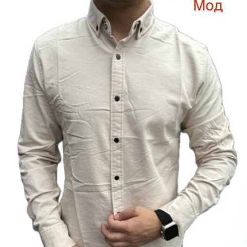 Рубашка Надийка (M-2XL) 0340 l.beige (деми) Надийка 0340 l.beige