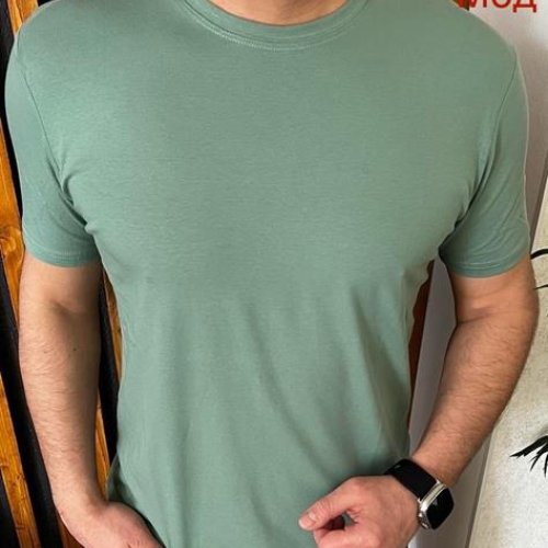 Футболка Надийка (M-2XL) 12 green (лето) Надийка 12 green