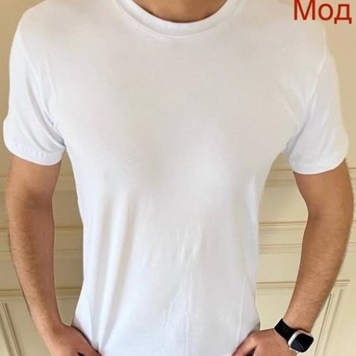 Футболка Надийка (M-2XL) 12 white (лето) Надийка 12 white