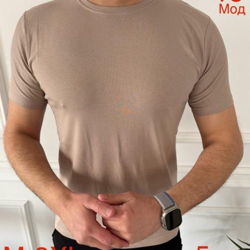 Футболка Надийка (M-3XL) 15 beige (лето) Надийка 15 beige
