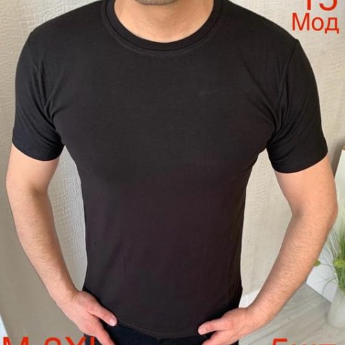 Футболка Надийка (M-3XL) 15 black (лето) Надийка 15 black