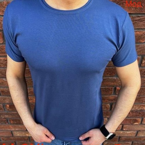 Футболка Надийка (M-3XL) 15 blue (лето) Надийка 15 blue