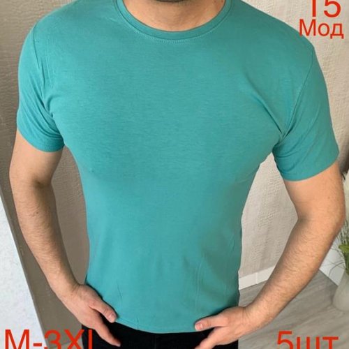 Футболка Надийка (M-3XL) 15-1 l.blue (лето) Надийка 15-1 l.blue