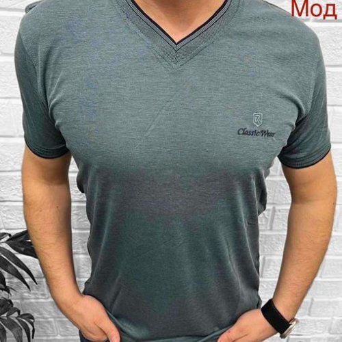 Футболка Надийка (M-2XL) 23 green (лето) Надийка 23 green