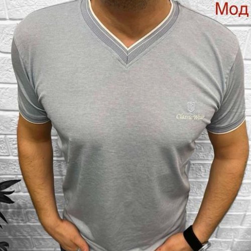 Футболка Надийка (M-2XL) 23 l.grey (лето) Надийка 23 l.grey