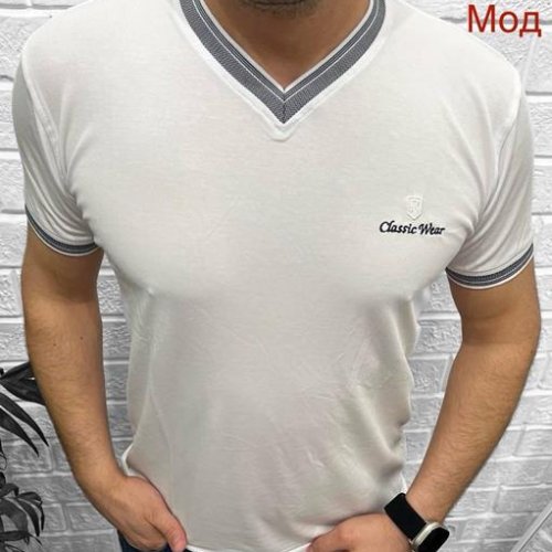 Футболка Надийка (M-2XL) 23 white (лето) Надийка 23 white