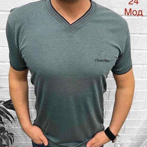 Футболка Надийка (3XL-6XL) 24 green (лето) Надийка 24 green