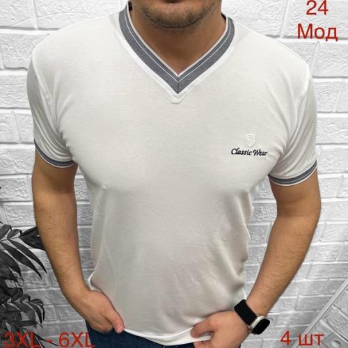 Футболка Надийка (3XL-6XL) 24 white (лето) Надийка 24 white