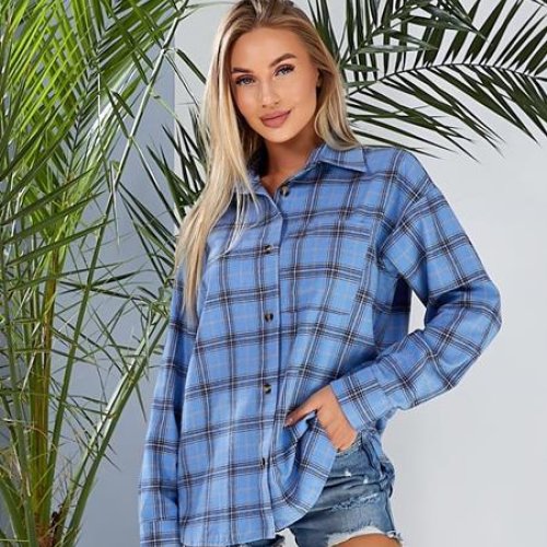 Рубашка Funny Love (44-50) 1050 blue (деми) Funny Love 1050 blue