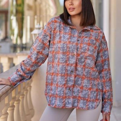 Рубашка Funny Love (44-50) 1051 grey (деми) Funny Love 1051 grey