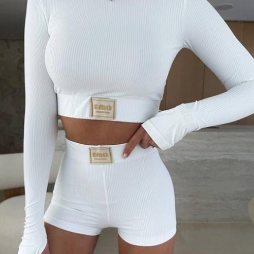Костюм спорт Femzone (42-48) 1063 white (лето) Femzone 1063 white