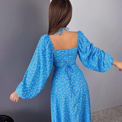 Платье Funny Love (42-46) 2070 l.blue (деми) Funny Love 2070 l.blue