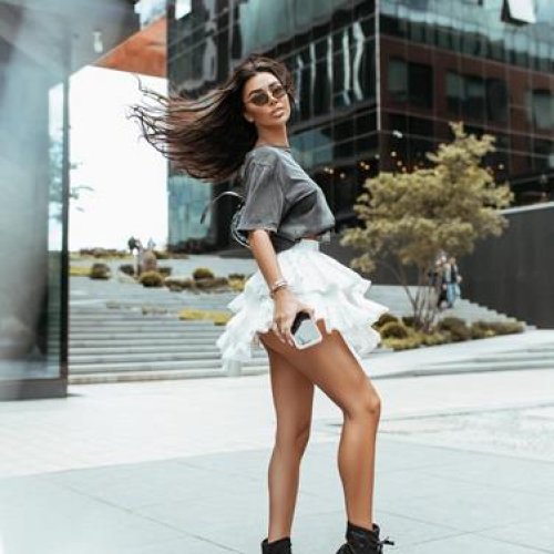 Юбка Funny Love (42-46) 2073 white (лето) Funny Love 2073 white