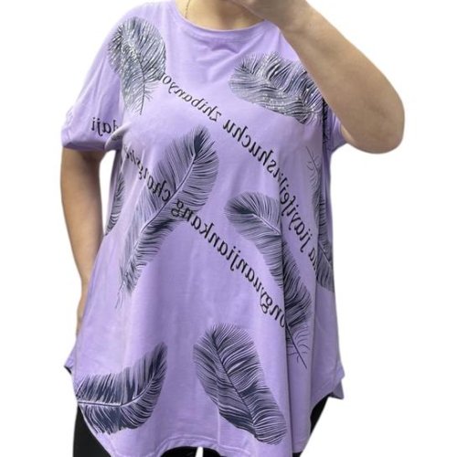 Футболка Anna&Vika (60-64) 25007 lilac (лето) Anna&Vika 25007 lilac