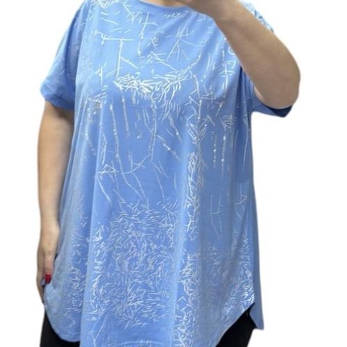 Футболка Anna&Vika (60-64) 25010 l.blue (лето) Anna&Vika 25010 l.blue