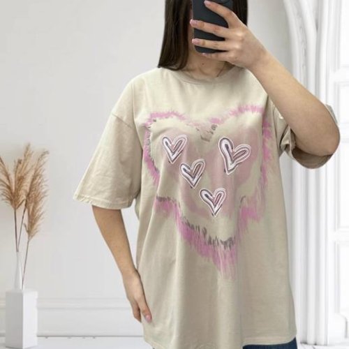 Футболка Novetly Store (48-58) 25061 beige (лето) Novetly Store 25061 beige