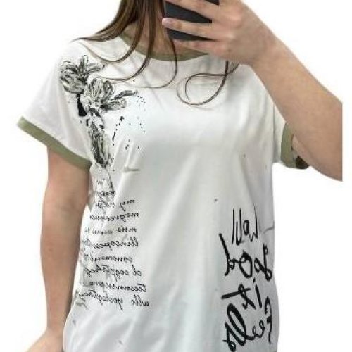 Футболка Novetly Store (48-56) 25017 white-mint (лето) Novetly Store 25017 white-mint