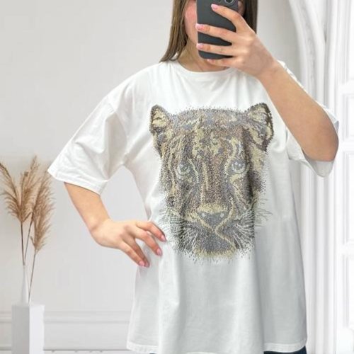 Футболка Novetly Store (46-60) 25101 white (лето) Novetly Store 25101 white