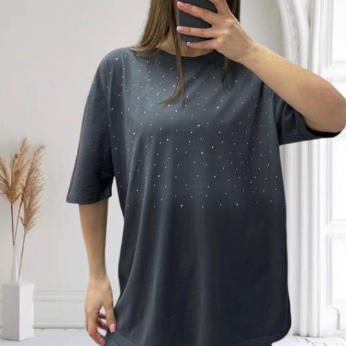 Футболка Novetly Store (46-58) 25106 d.grey (лето) Novetly Store 25106 d.grey