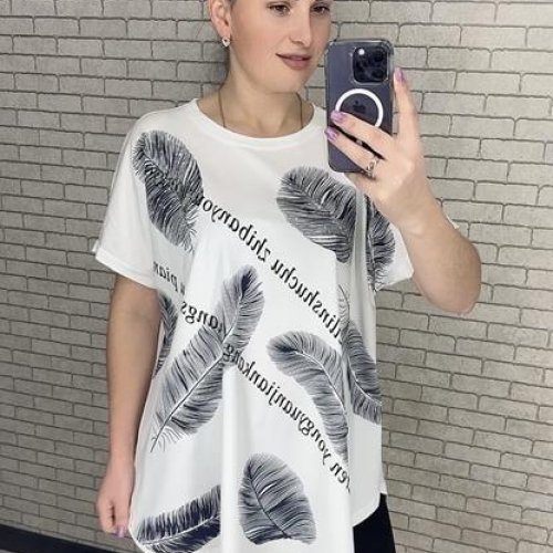 Футболка LeVisha (58-62) 25007 white (лето) LeVisha 25007 white