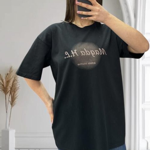 Футболка LeVisha (S-L) 25062 black (лето) LeVisha 25062 black