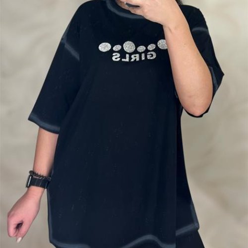 Футболка LeVisha (S-L) 25105 black (лето) LeVisha 25105 black
