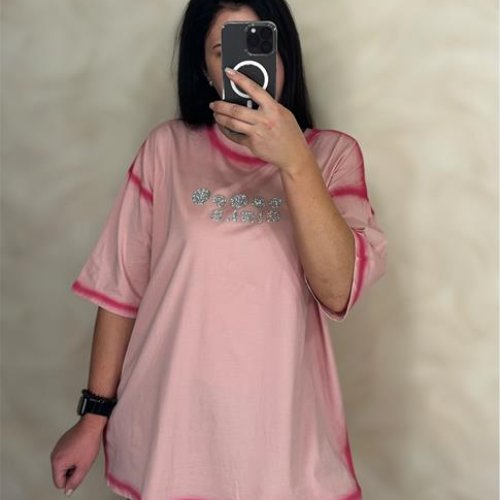 Футболка LeVisha (S-L) 25105 pink (лето) LeVisha 25105 pink