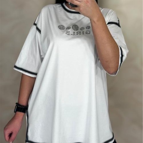 Футболка LeVisha (S-L) 25105 white (лето) LeVisha 25105 white