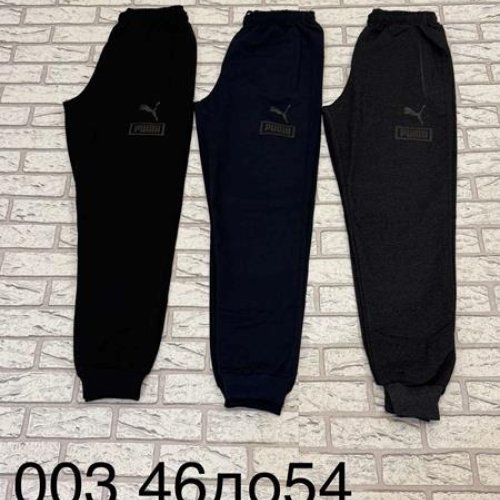 Штаны спорт Long Sport (46-54) 003 black (деми) Long Sport 003 black