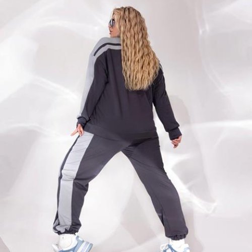 Костюм спорт Seven Zikina (50-60) 1053 d.grey (деми) Seven Zikina 1053 d.grey