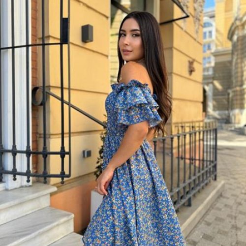 Платье Arina (42-48) 1500 blue (лето) Arina 1500 blue