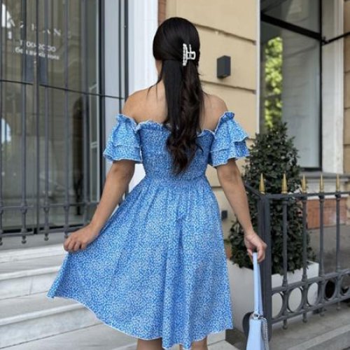 Платье Arina (42-48) 1500 l.blue (лето) Arina 1500 l.blue