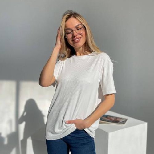 Футболка Arina (42-52) 5018 white (лето) Arina 5018 white