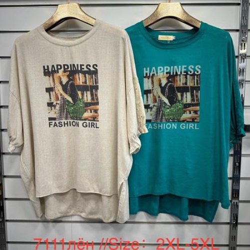 Футболка Even&Efair (2XL-5XL) 7111 mix (лето) Even&Efair 7111 mix