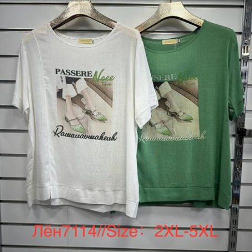 Футболка Even&Efair (2XL-5XL) 7114 mix (лето) Even&Efair 7114 mix