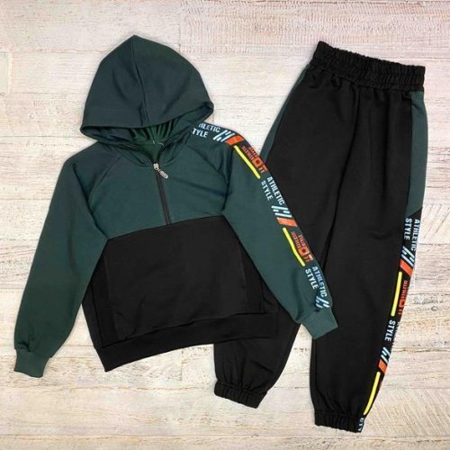 Костюм спорт LiMa kids (128-152) 2503 green (деми) LiMa kids 2503 green