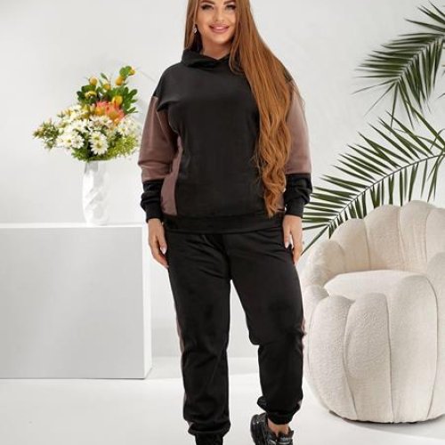 Костюм спорт WideRange (46-50) 712 black (деми) WideRange 712 black