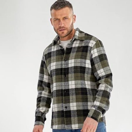 Рубашка WideRange (46-56) 714 khaki (деми) WideRange 714 khaki