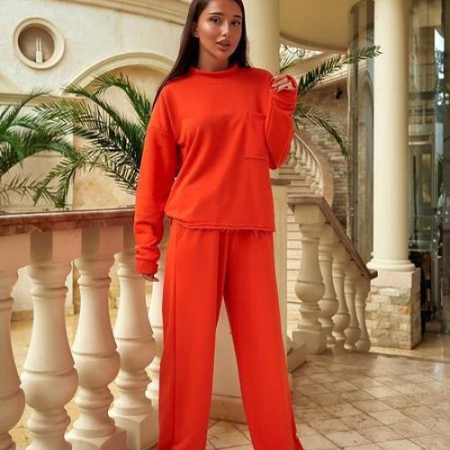 Костюм спорт WideRange (48-58) 858-1 orange (деми) WideRange 858-1 orange