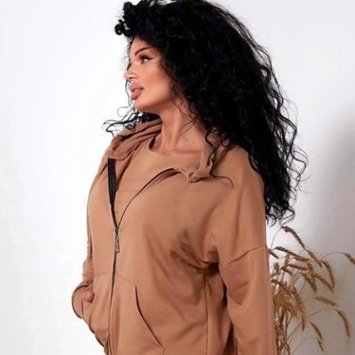 Кофта спорт WideRange (44-58) 880 brown (деми) WideRange 880 brown