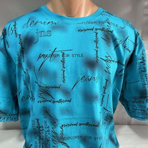 Футболка Sabihina (3XL-6XL) SB627 l.blue (лето) Sabihina SB627 l.blue