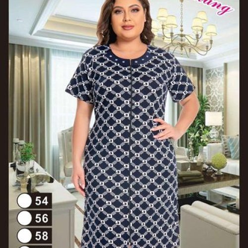 Халат Fili Wear (54-62) 1323 navy (лето) Fili Wear 1323 navy