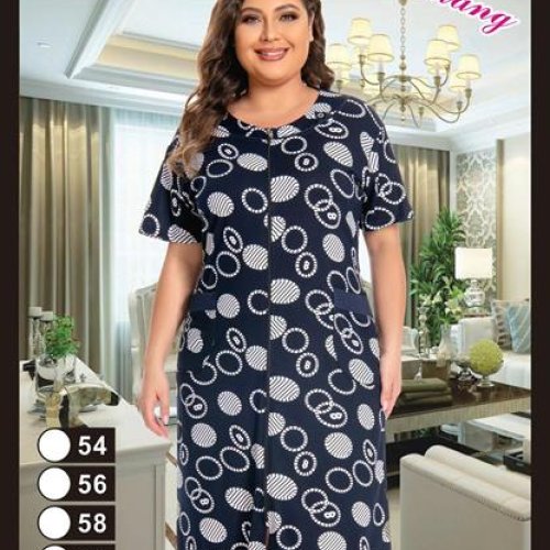 Халат Fili Wear (54-62) 1328 navy (лето) Fili Wear 1328 navy