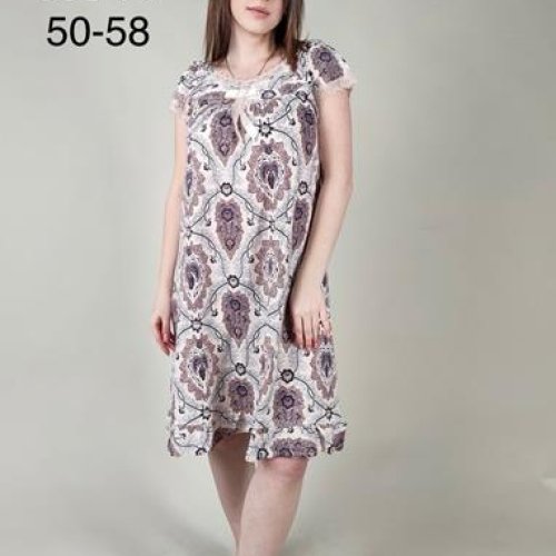 Ночнушка Fili Wear (50-58) 608-7 brown (лето) Fili Wear 608-7 brown