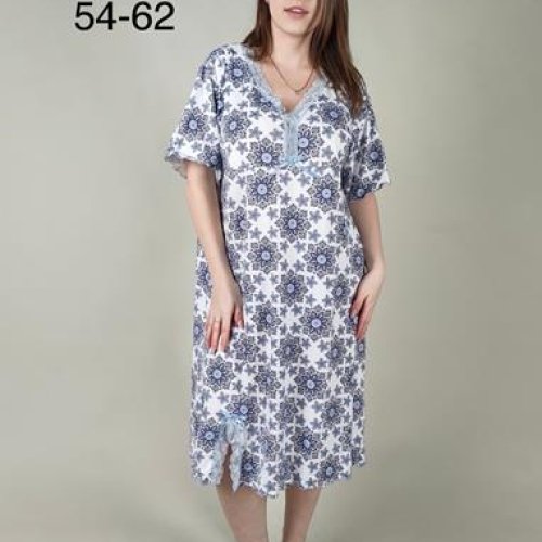 Ночнушка Fili Wear (54-62) 625-3 l.blue (лето) Fili Wear 625-3 l.blue